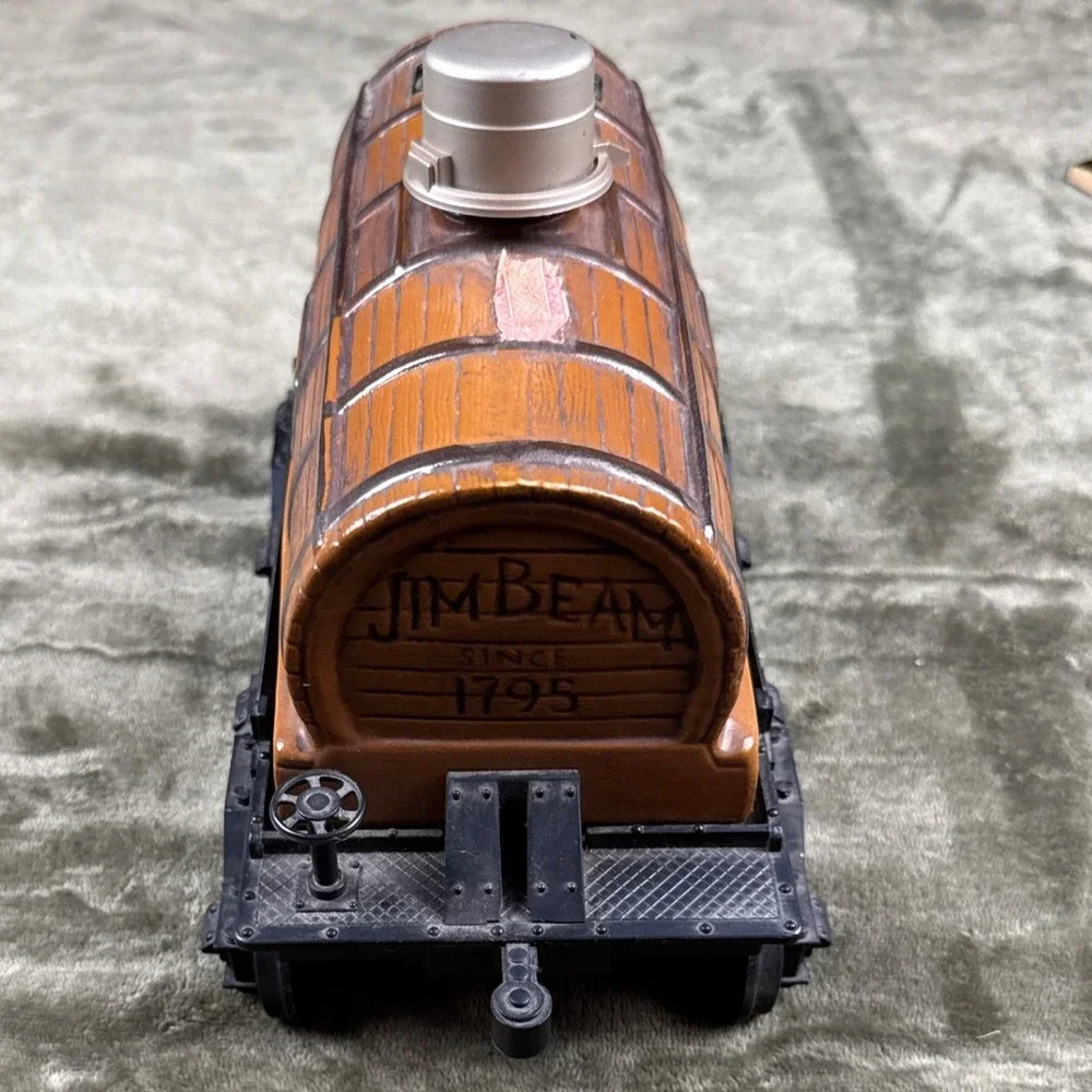 Vintage 1983 Jim Beam Tank Car Decanter Jersey & Western Railway Empty